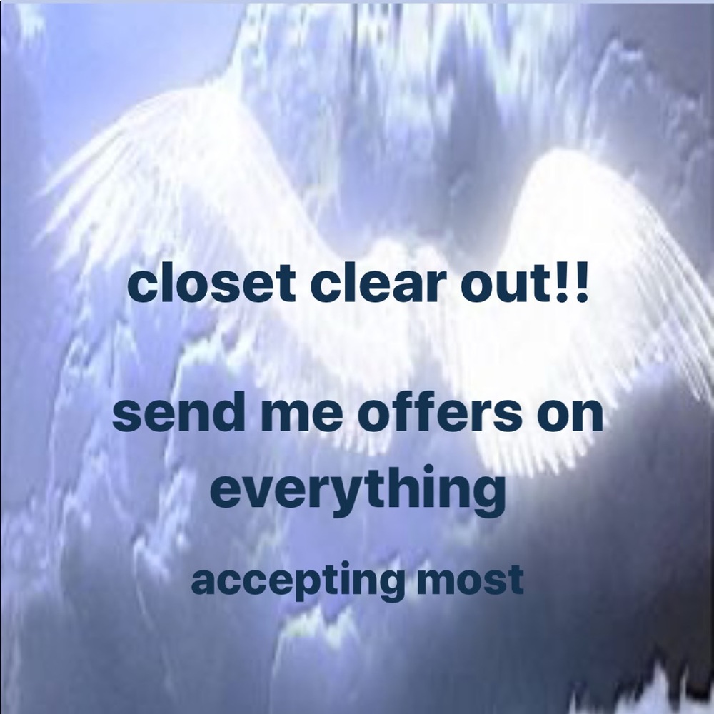trying to clear my entire closet